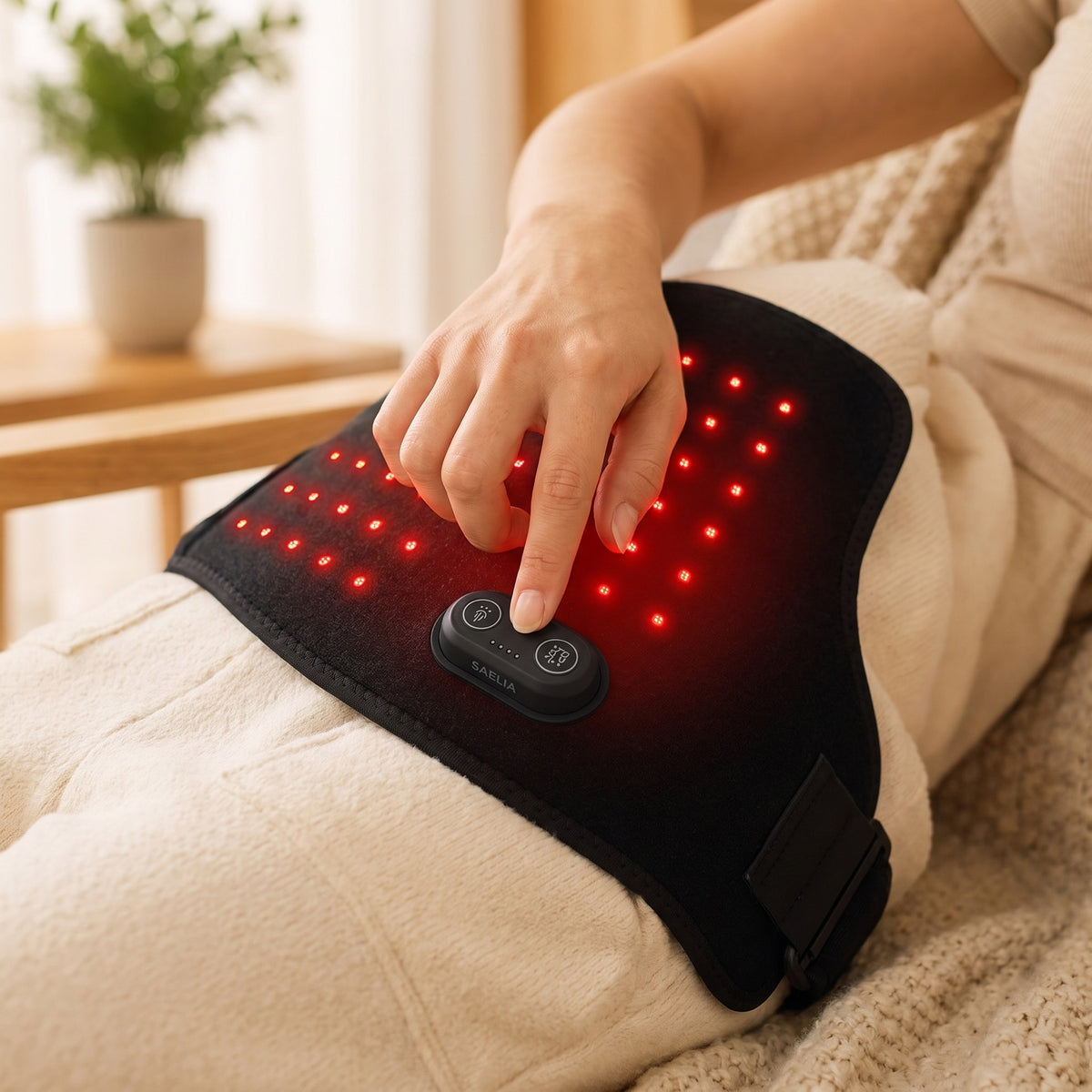 En knapp: värme, vibration och ljus